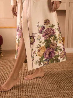 Laura Ashley Uffington Roses longline badjas