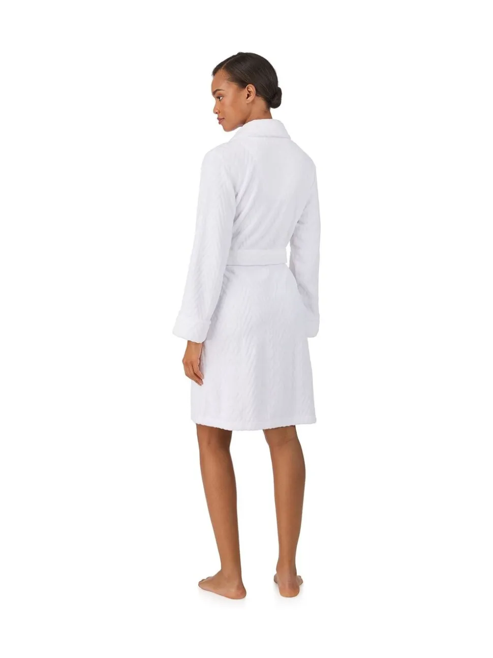 Lauren Ralph Lauren Chenille So Soft L/S Shawl Collar Short Robe