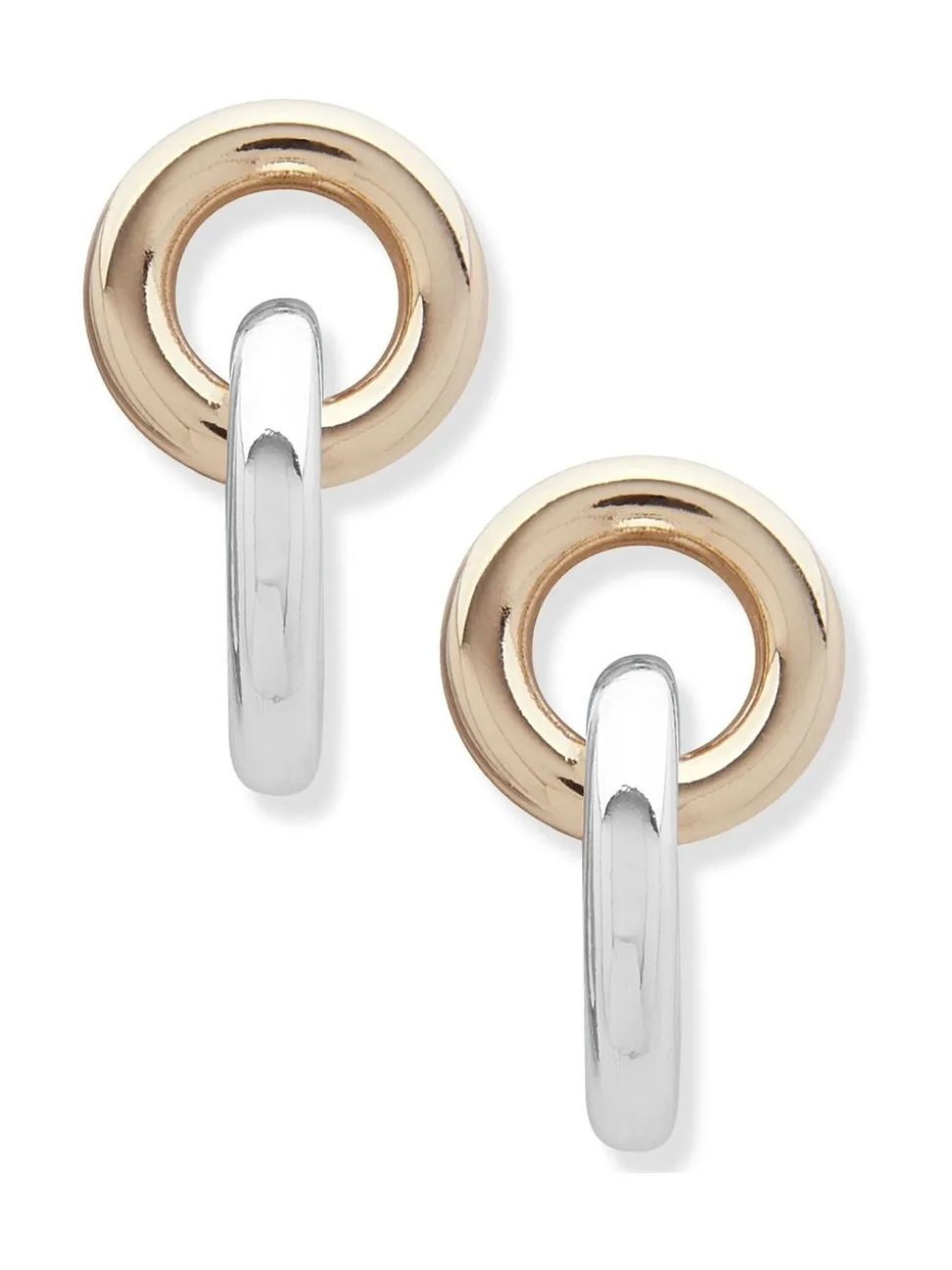 Lauren Ralph Lauren Circle Link Drop Earrings