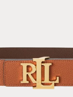 Lauren Ralph Lauren Leather Wide Reversible Belt