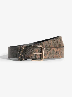 Leopard Print and Studded - Lipsy Belts 2 Pack