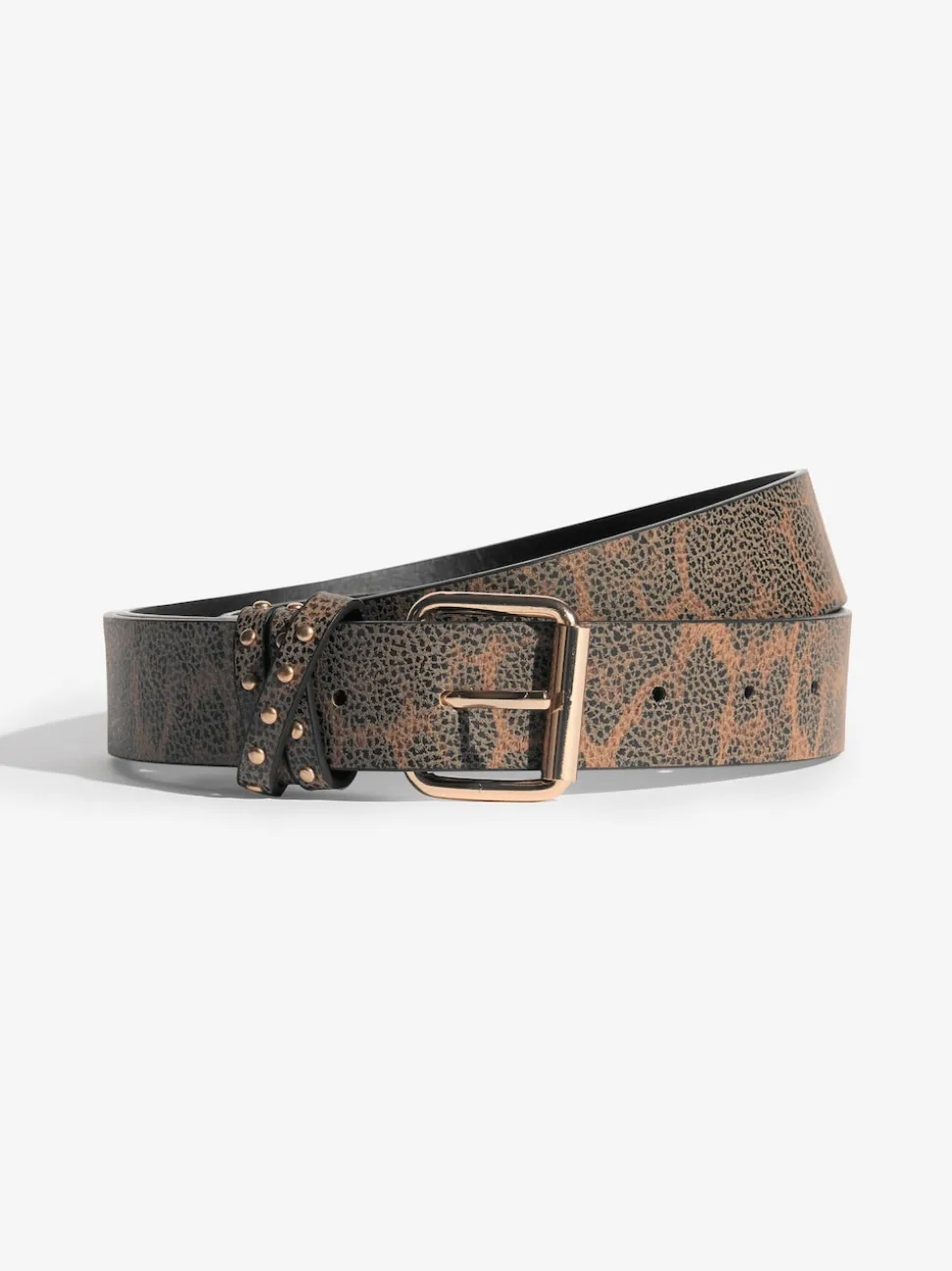 Leopard Print and Studded - Lipsy Belts 2 Pack