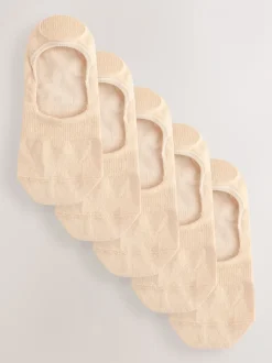 Licht beige - 5 Paar footsies