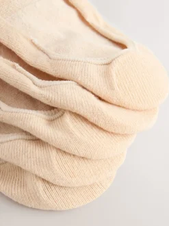 Licht beige - 5 Paar footsies