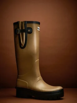 Licht beige - Barbour® Leighton Tall Wellington Boots