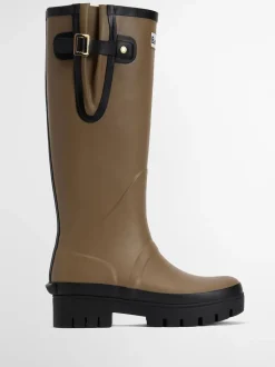 Licht beige - Barbour® Leighton Tall Wellington Boots