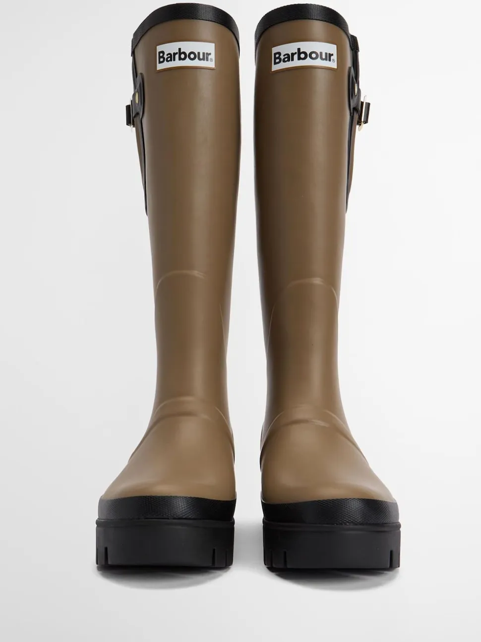 Licht beige - Barbour® Leighton Tall Wellington Boots