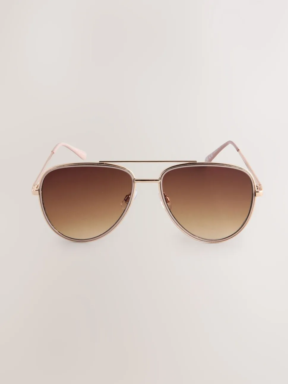 Licht beige - Bling pilotenzonnebril