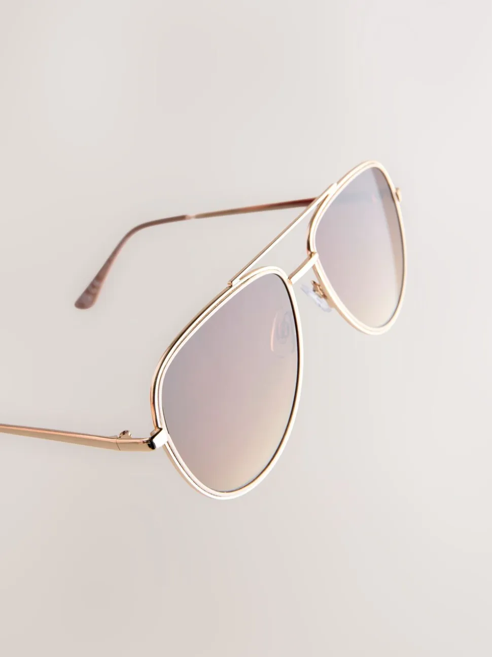 Licht beige - Bling pilotenzonnebril