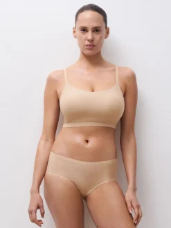 Licht beige - Chantelle zachte stretchy naadloze voorgevormde bralettebeha