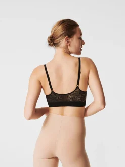 Licht beige - Chantelle zachte naadloze stretchshorts tot halverwege de dij met hoge taille en één maat