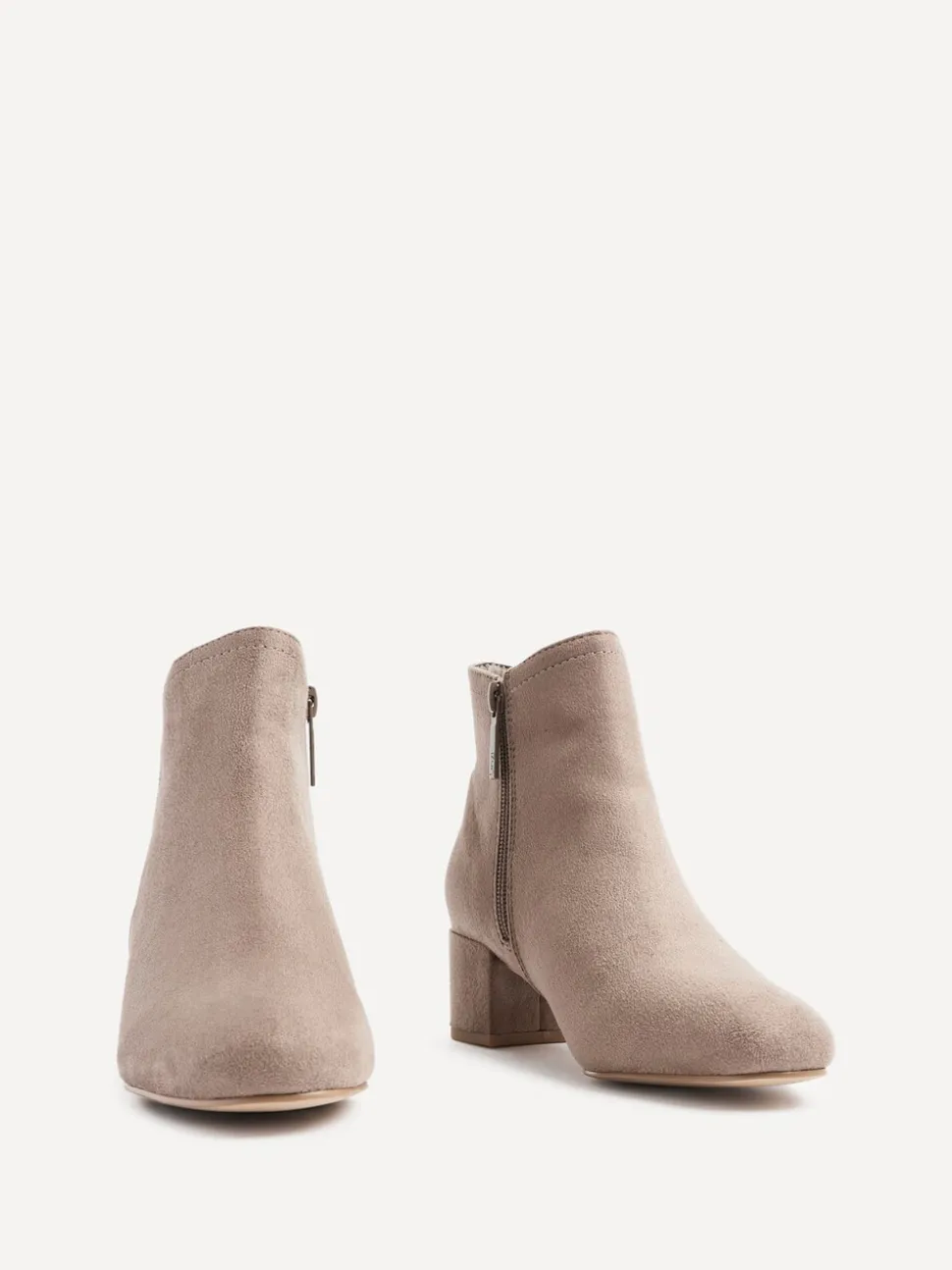 Licht beige - Linzi Manor Low Block Heeled Ankle Boots