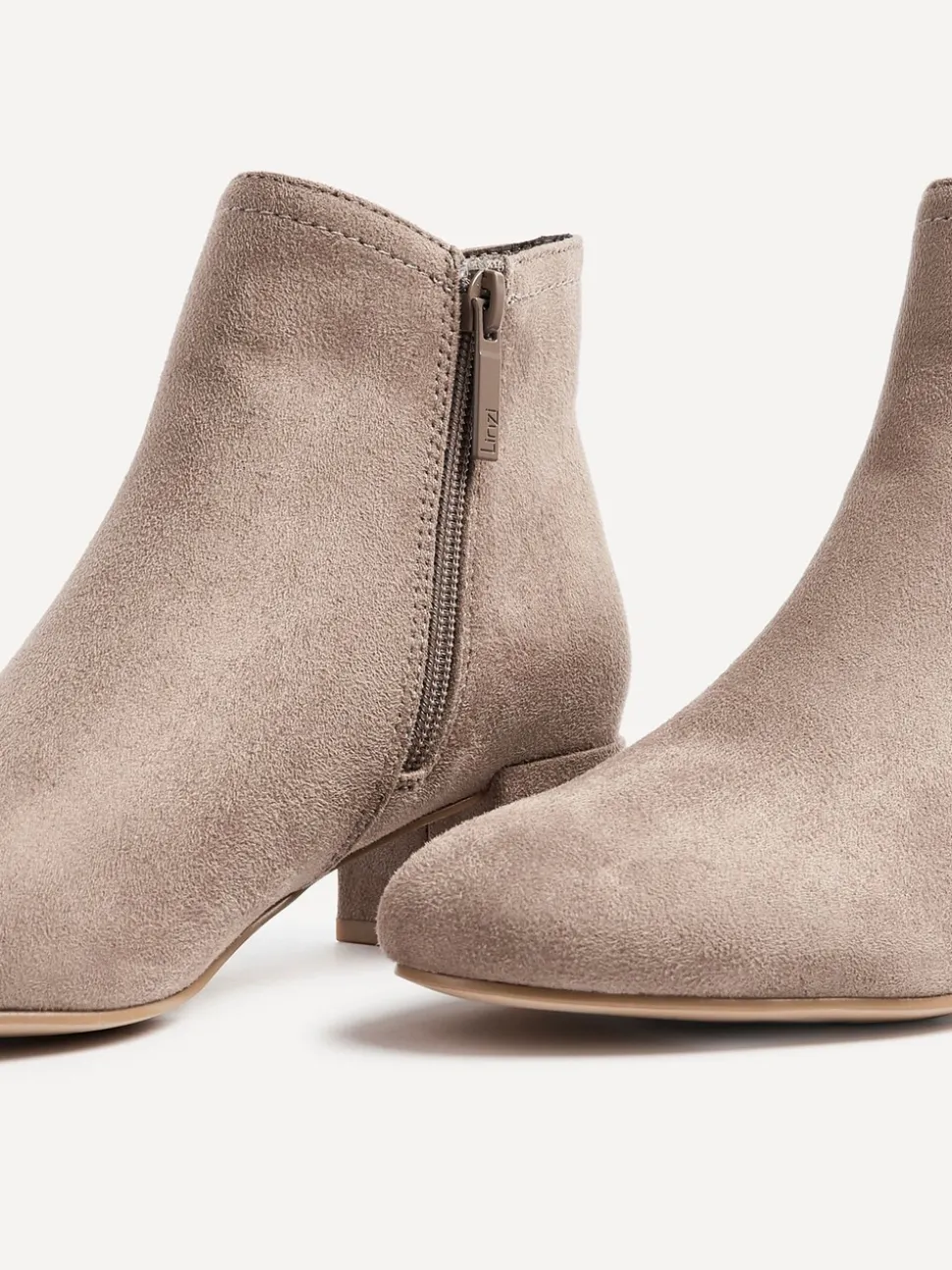 Licht beige - Linzi Manor Low Block Heeled Ankle Boots