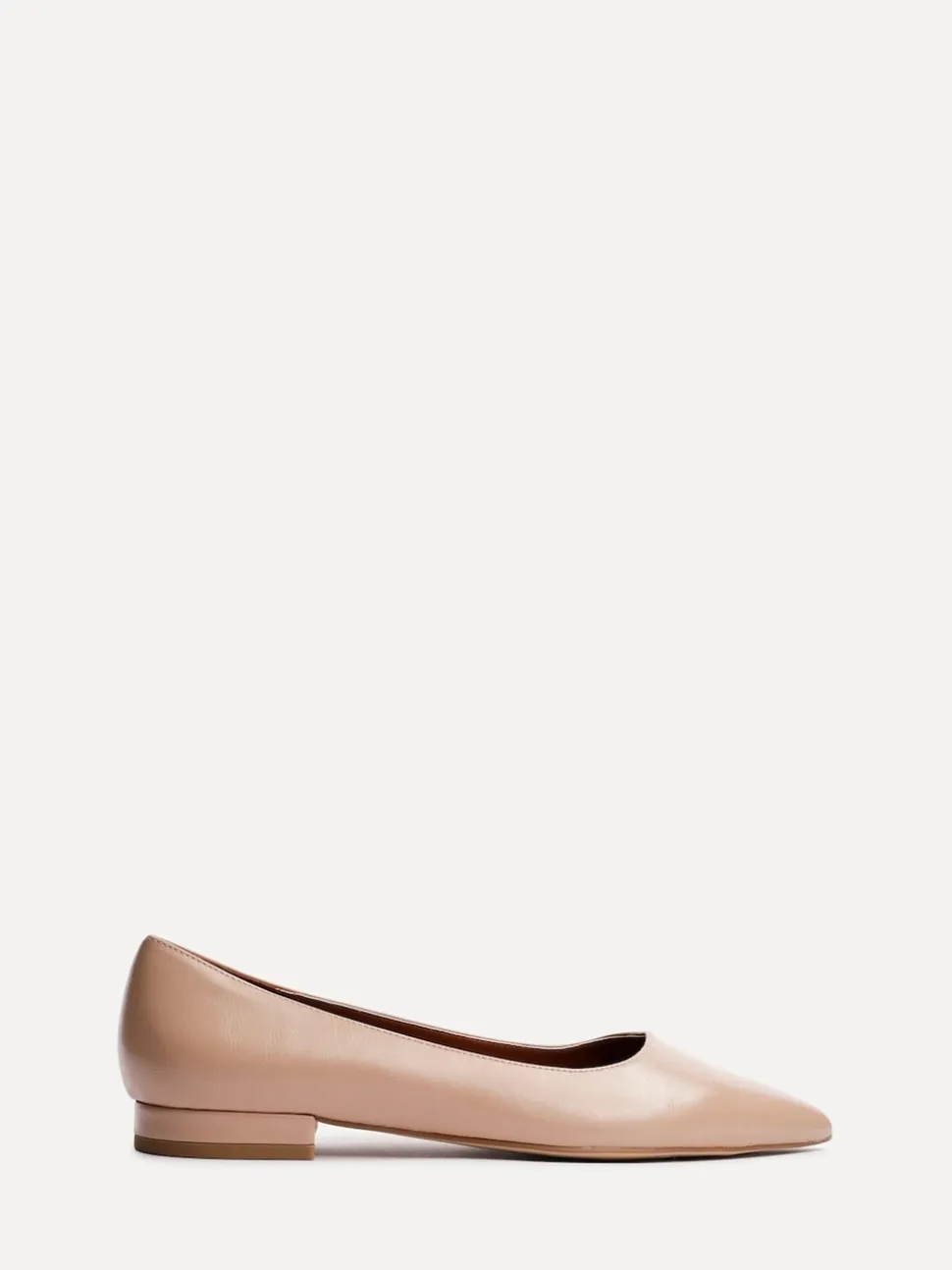 Licht beige - Linzi Orian Pointed Toe Ballet Flats