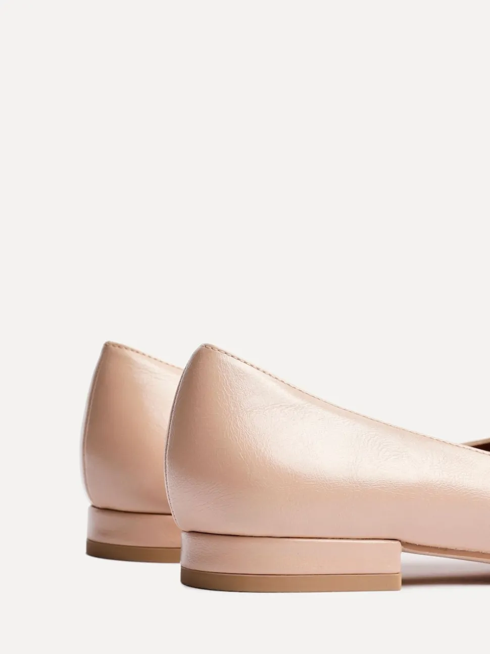 Licht beige - Linzi Orian Pointed Toe Ballet Flats