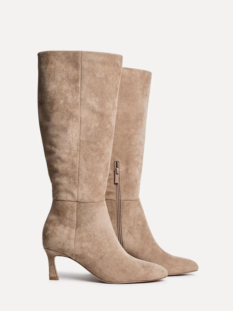 Licht beige - Linzi Rush Pointed Toe High Leg Stiletto Boots