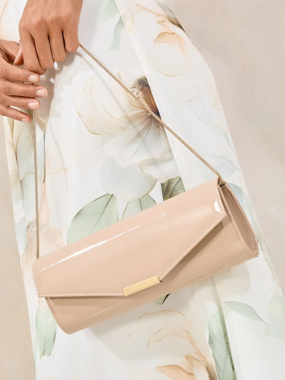 Licht beige - Lipsy Clutch Bag