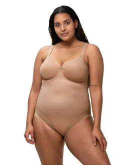 Licht beige - Triumph - True Shape Sensation - Vormgevende body met beugel