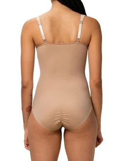 Licht beige - Triumph - True Shape Sensation - Vormgevende body met beugel