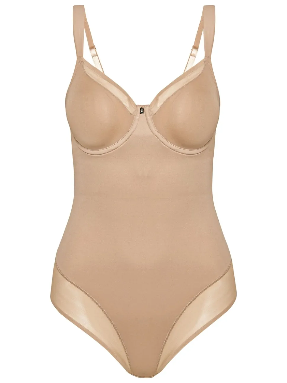 Licht beige - Triumph - True Shape Sensation - Vormgevende body met beugel
