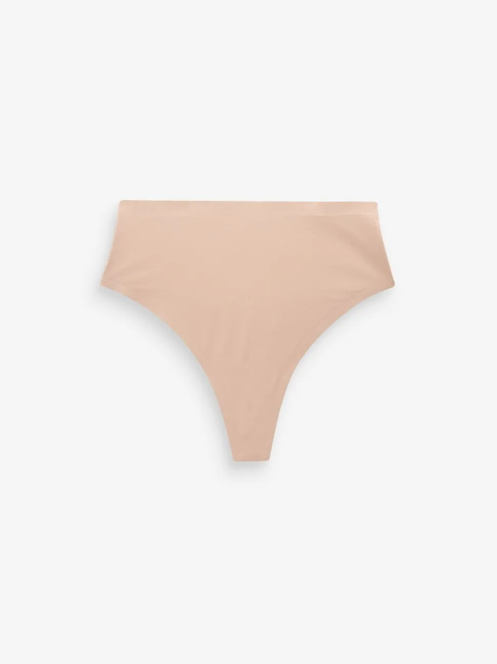Licht beige - Vormgevend slipje met buikcorrectie van premium katoenmix