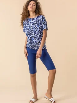 Lichtblauw - Roman - Knielange stretchshort