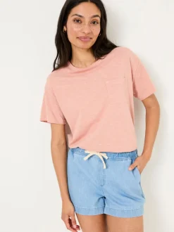 Lichtblauw vintage - FatFace Drawstring Short