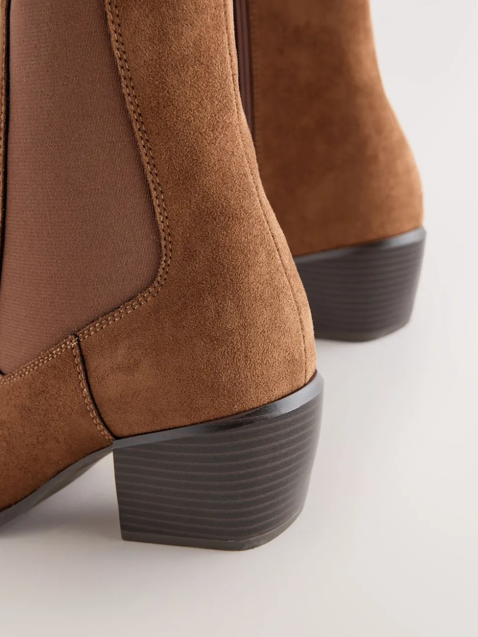 Lichtbruin - Chelsea-stijl western cowboy Boots