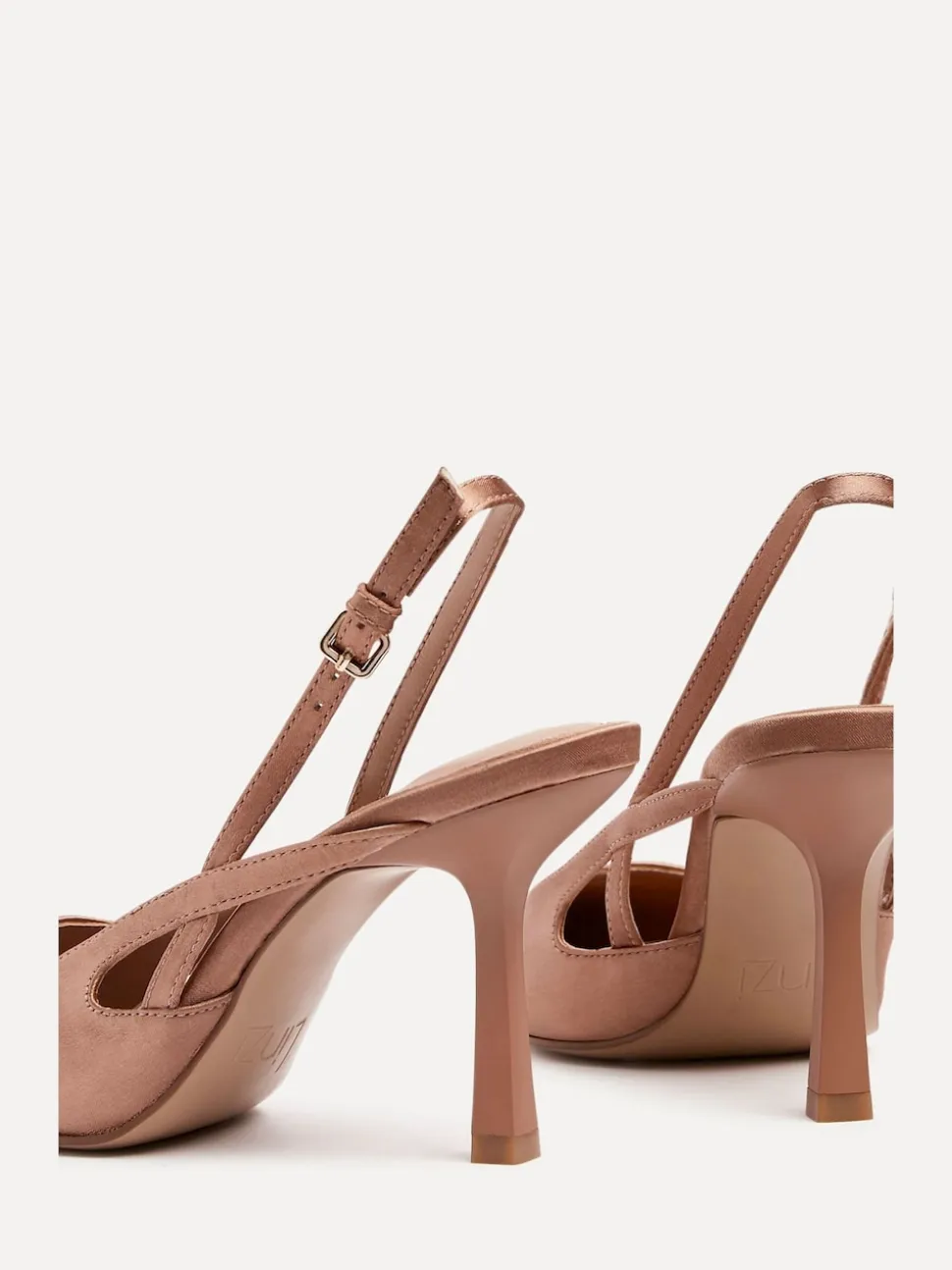 Lichtbruin - Linzi Rhea Slingback hakken