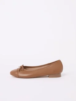 Lichtbruin - Lipsy Patent Toecap Ballerinas