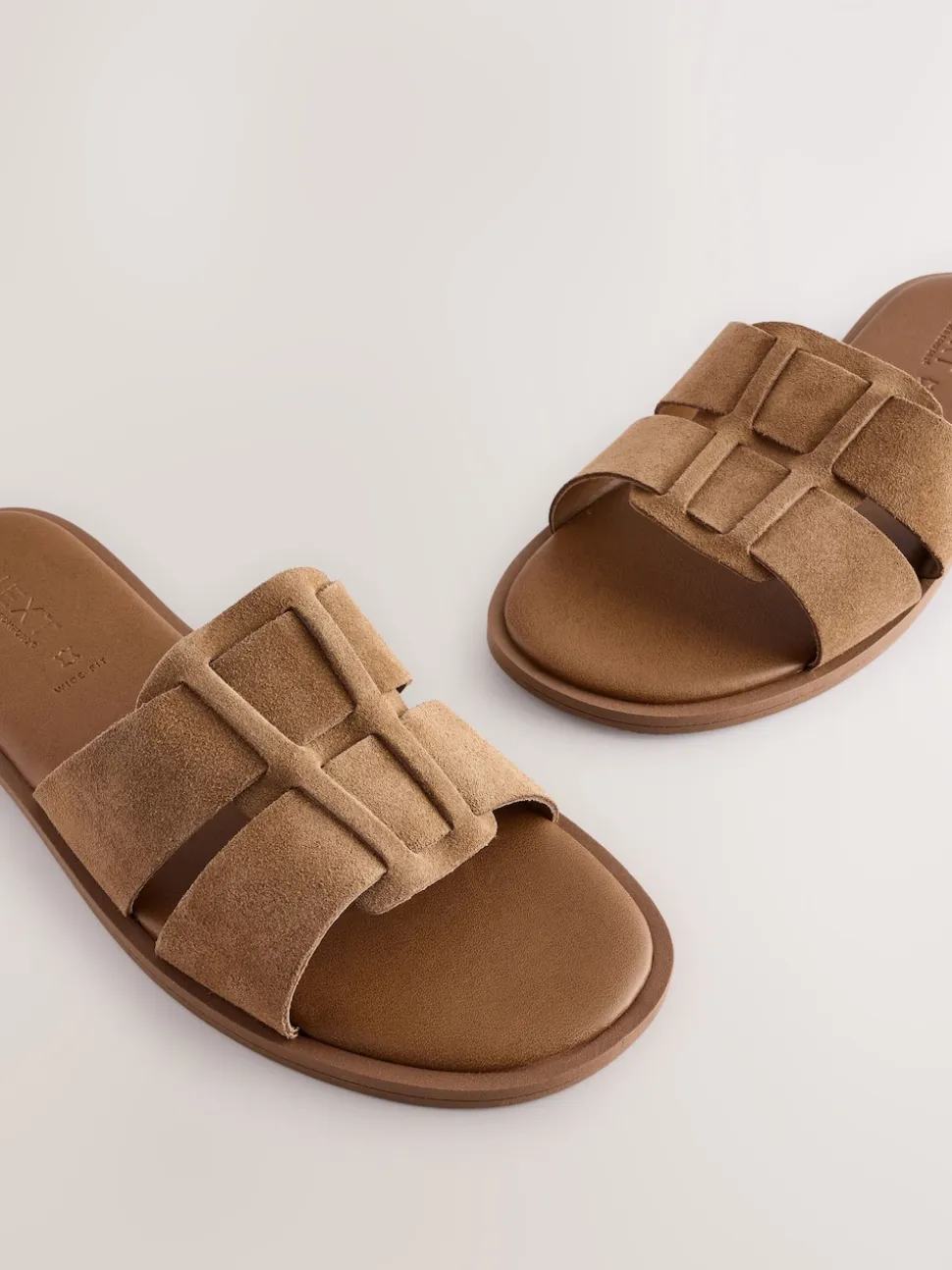 Lichtbruin - Slotted Muilsandalen