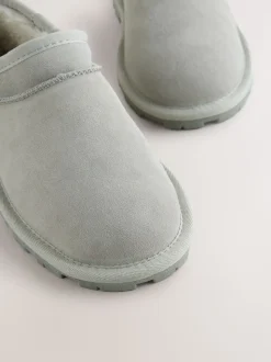 Lichtgrijs - Suède Shoot pantoffels