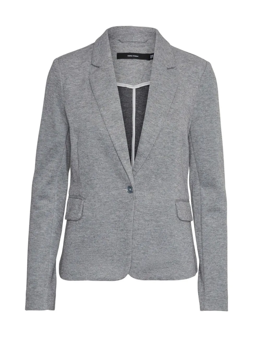 Lichtgrijs - Vero Moda blazer met aansluitende pasvorm