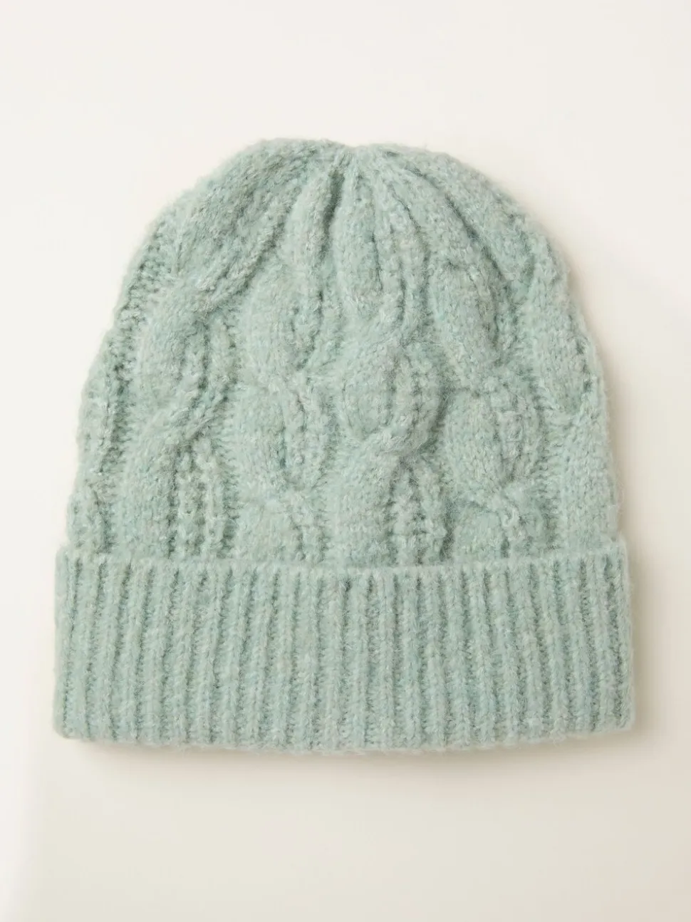 Lichtgroen - FatFace Cable Beanie