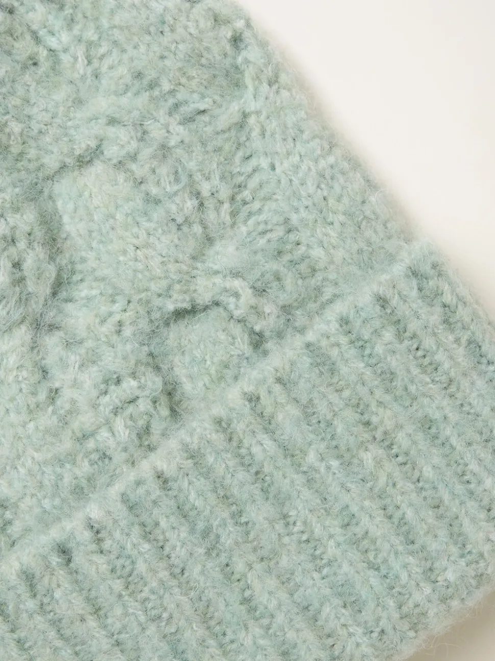 Lichtgroen - FatFace Cable Beanie
