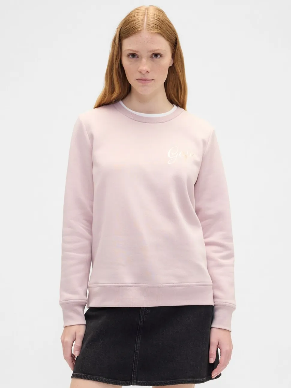 Lichtroze - Gap - Relaxed sweatshirt met logo