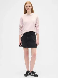Lichtroze - Gap - Relaxed sweatshirt met logo