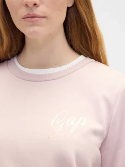 Lichtroze - Gap - Relaxed sweatshirt met logo