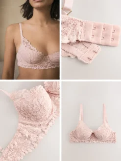 Lichtroze - Kanten ultieme comfortabele beha