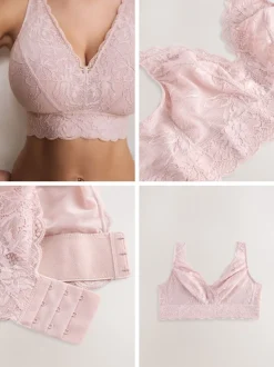 Lichtroze - Total Support Lace Bra