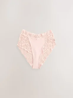 Lichtroze - Ultimate Comfort kanten slip verpakking van 2