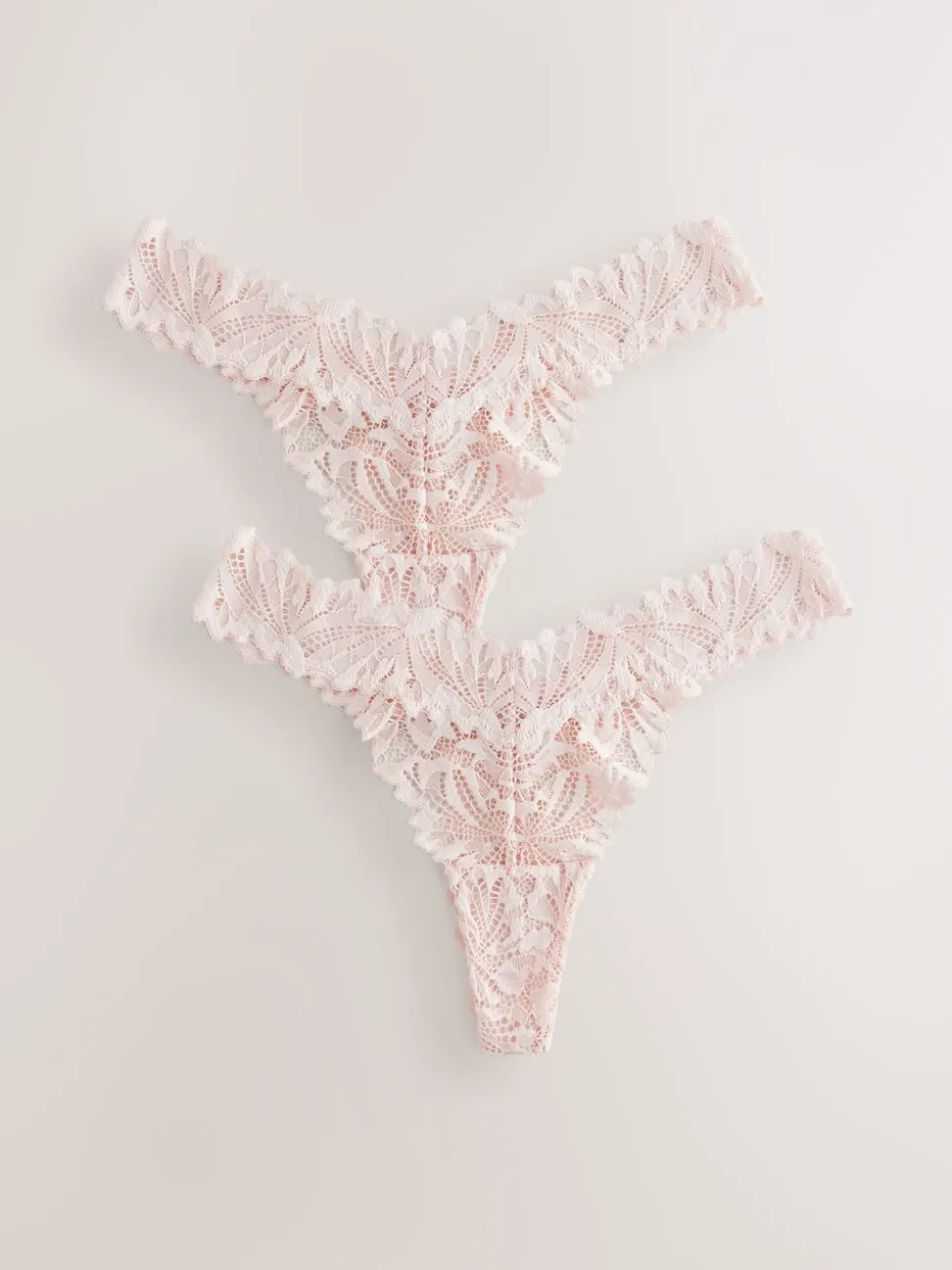 Lichtroze - Ultimate Comfort kanten slip verpakking van 2