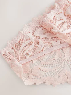 Lichtroze - Ultimate Comfort kanten slip verpakking van 2