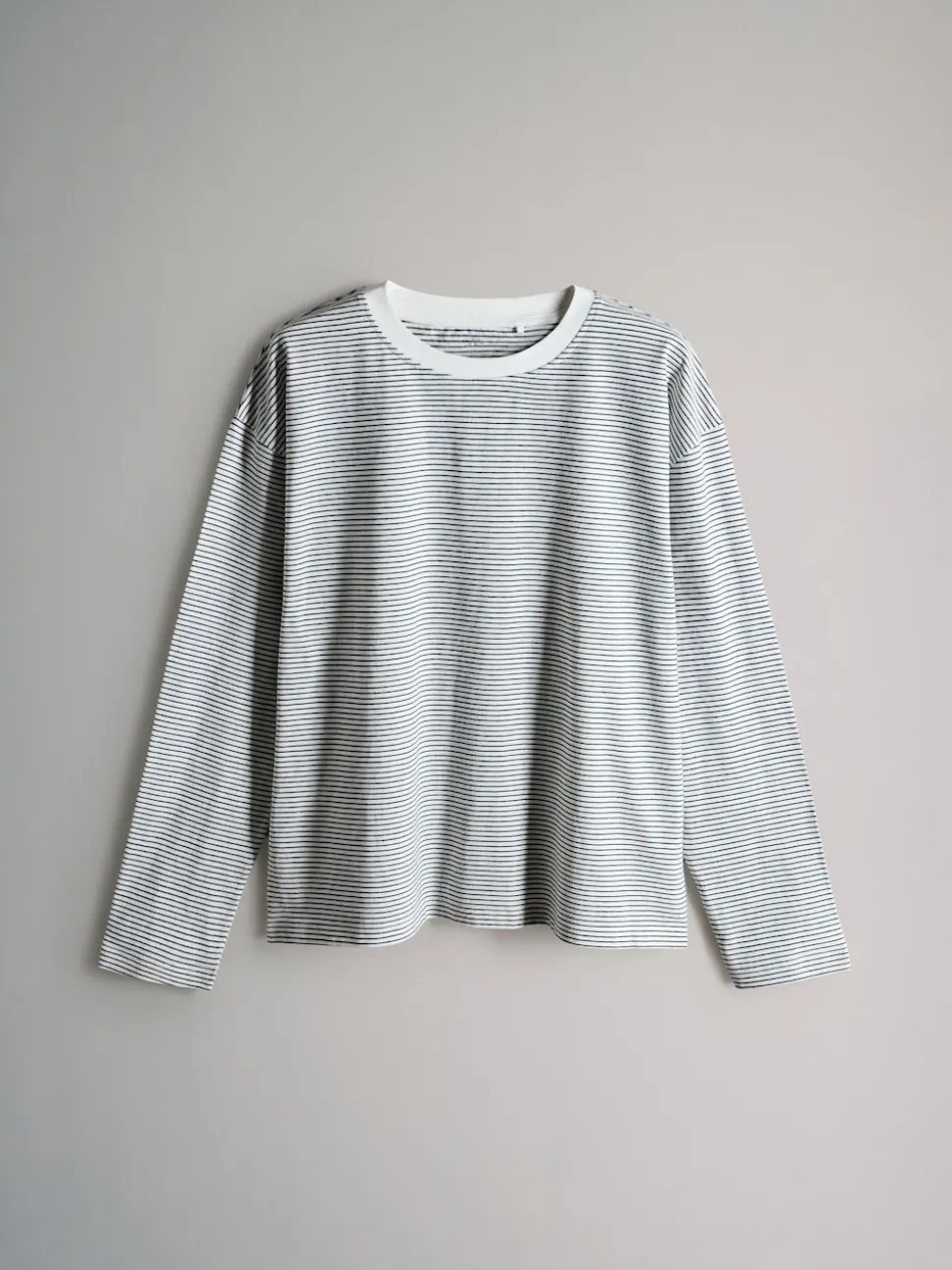 Light Green/Pink/White/Stripe - The Set 4 Pack 100% Cotton Relaxed Long Sleeve T-Shirts