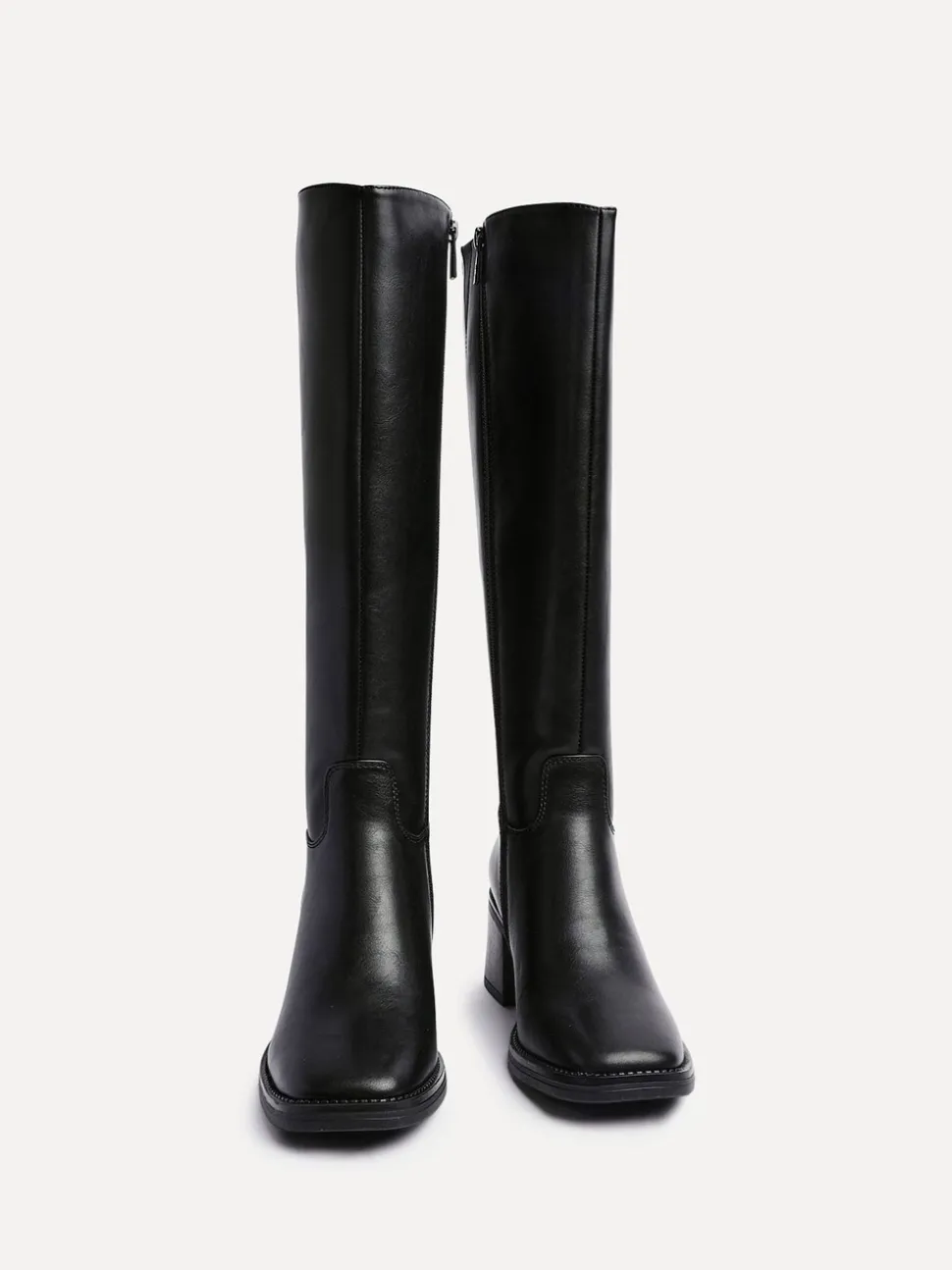 Linzi Brandy Block Heel High Leg Boots