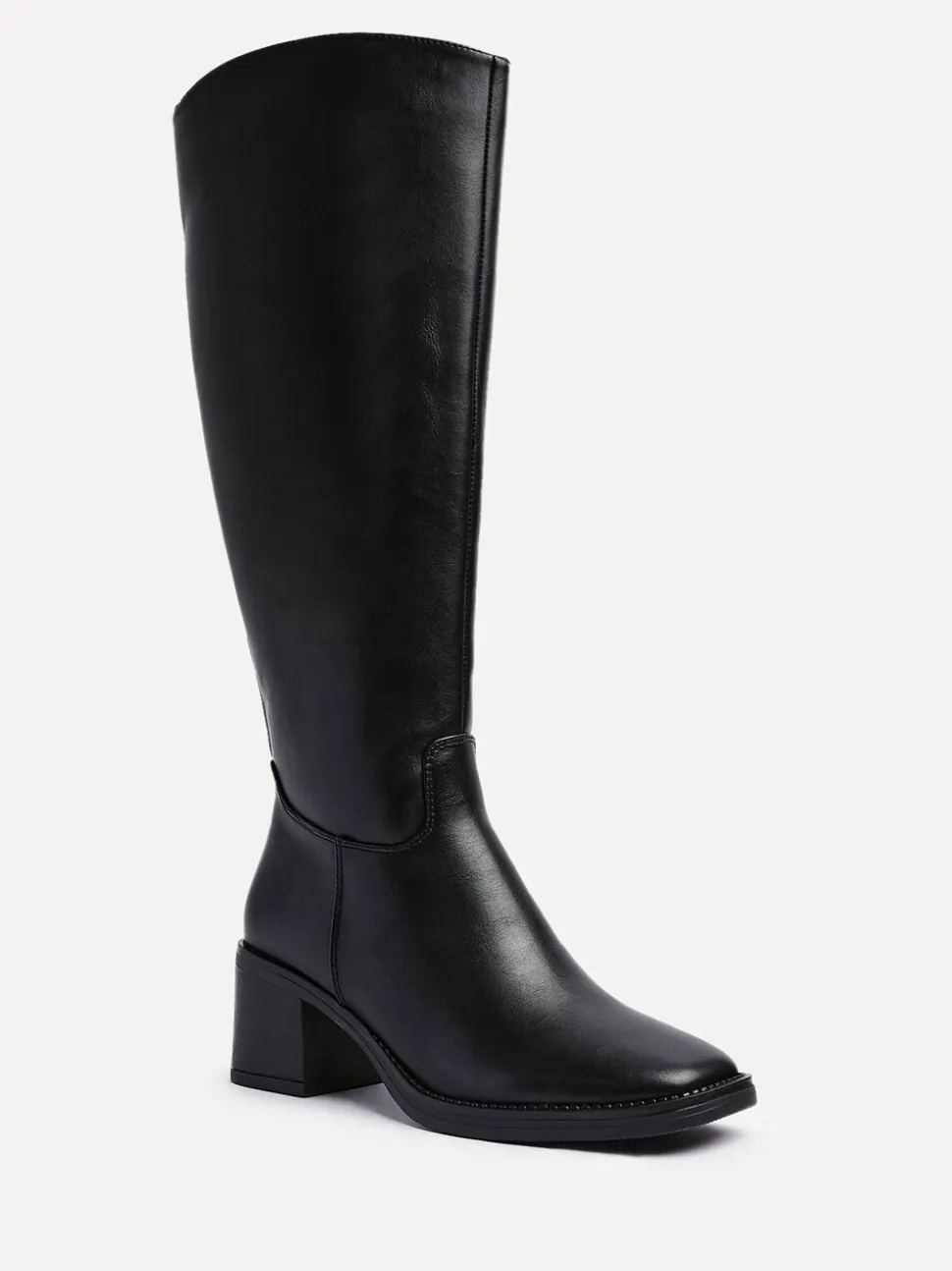 Linzi Brandy Block Heel High Leg Boots