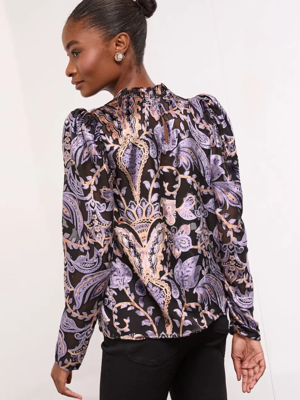 Lipsy - Hoogsluitende blouse