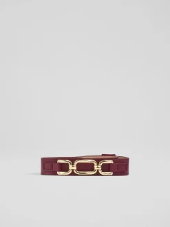 LK Bennett Oloid Snaffle Leather Belt
