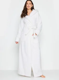 Long Tall Sally 100% Cotton Hooded Maxi Robe