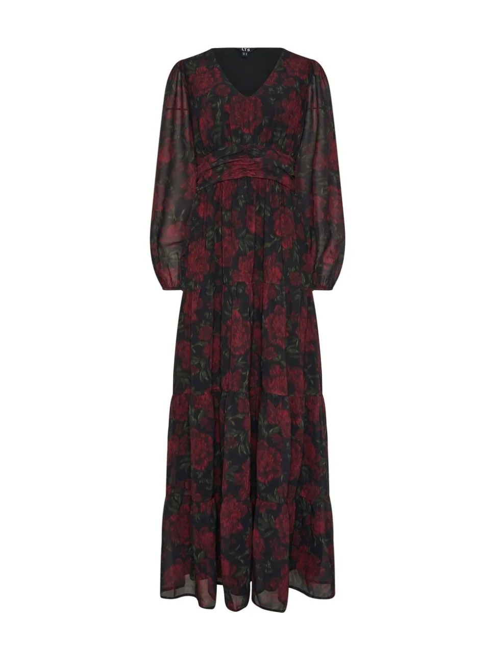 Long Tall Sally - Lange jurk met bloemenprint